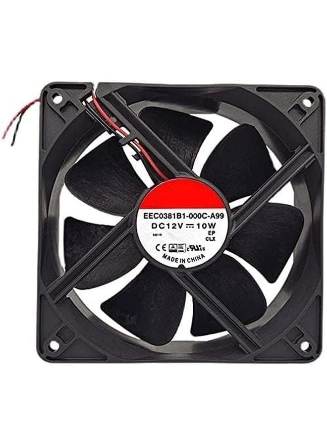 EEC0381B1 000C A99 12V 10W 12038 مروحة تبريد 138CFM تدفق هواء عالي - Image 1