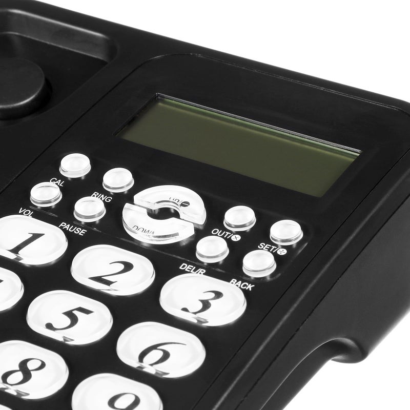 Corded Desktop Landline Telephone with Caller ID and Call Waiting Wall Mountable for Home Office Hotel and Seniors Use - Image 5