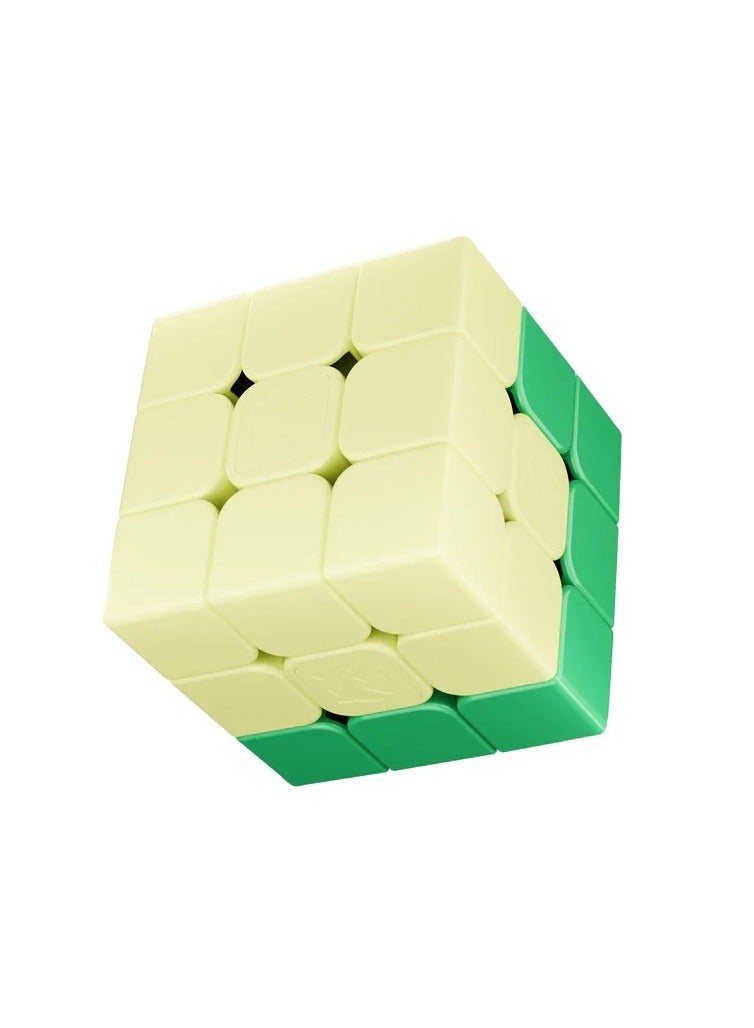 GANCUBE Gan Monster Go Spelling Cube 3x3 Yellow and Green - Image 2