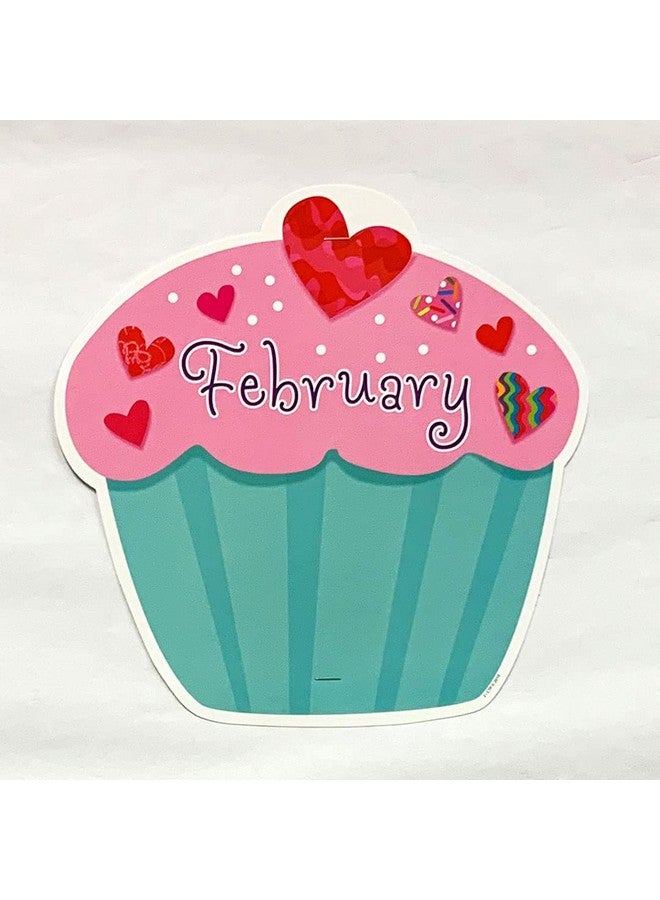 Creative Teaching Press Cupcake Accents For Bulletin Boards & Classrooms Ctp 10” Jumbo Designer Cutouts 12Piece Set Multicolor  - Image 5