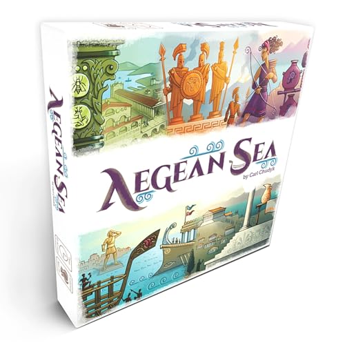 Asmadi Games Aegean Sea Strategy Card Game Take Charge of Ancient Peoples Ages 14 25 Players 20 Min Per Player - Image 1
