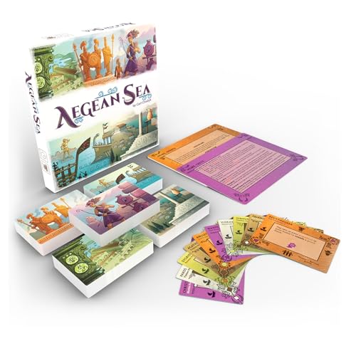 Asmadi Games Aegean Sea Strategy Card Game Take Charge of Ancient Peoples Ages 14 25 Players 20 Min Per Player - Image 5