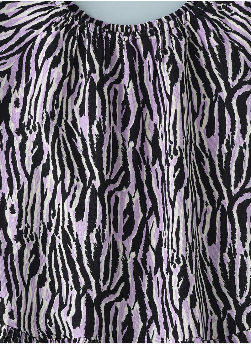 Jelliene Aop woven dress  - Image 3