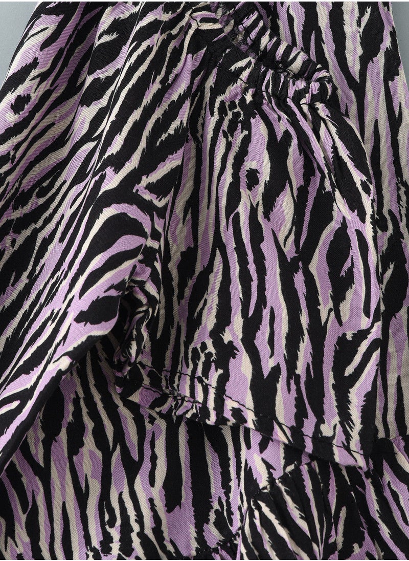 Jelliene Aop woven dress  - Image 4