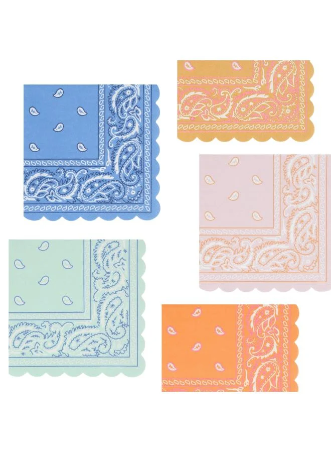 Meri Meri Western Bandana Small Napkins