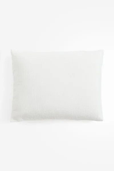 H&M Cotton Muslin Pillowcase