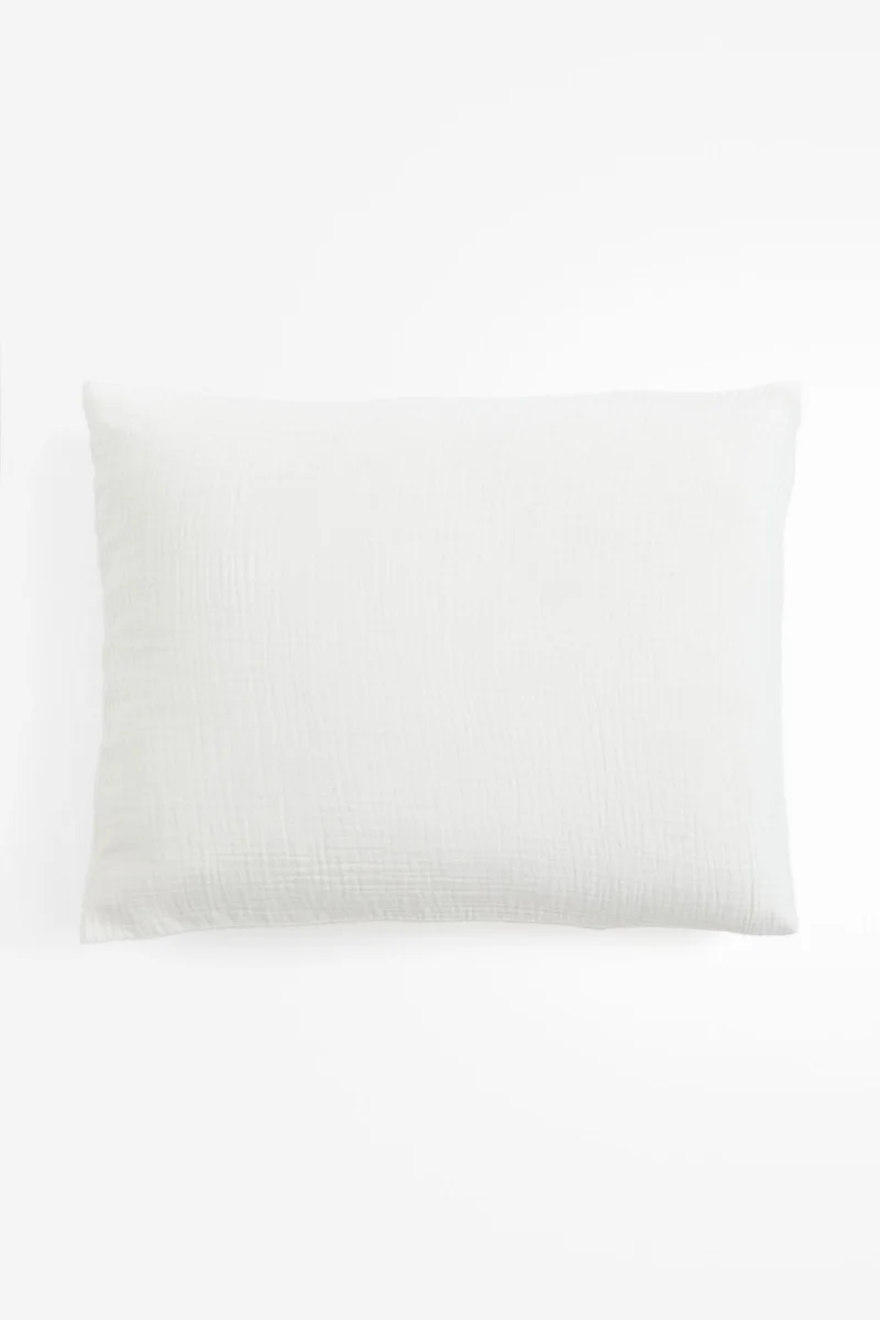 H&M Cotton Muslin Pillowcase