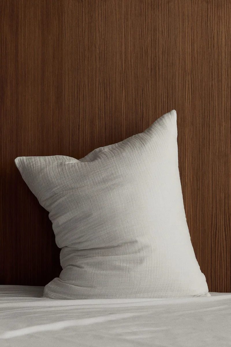 H&M Cotton Muslin Pillowcase