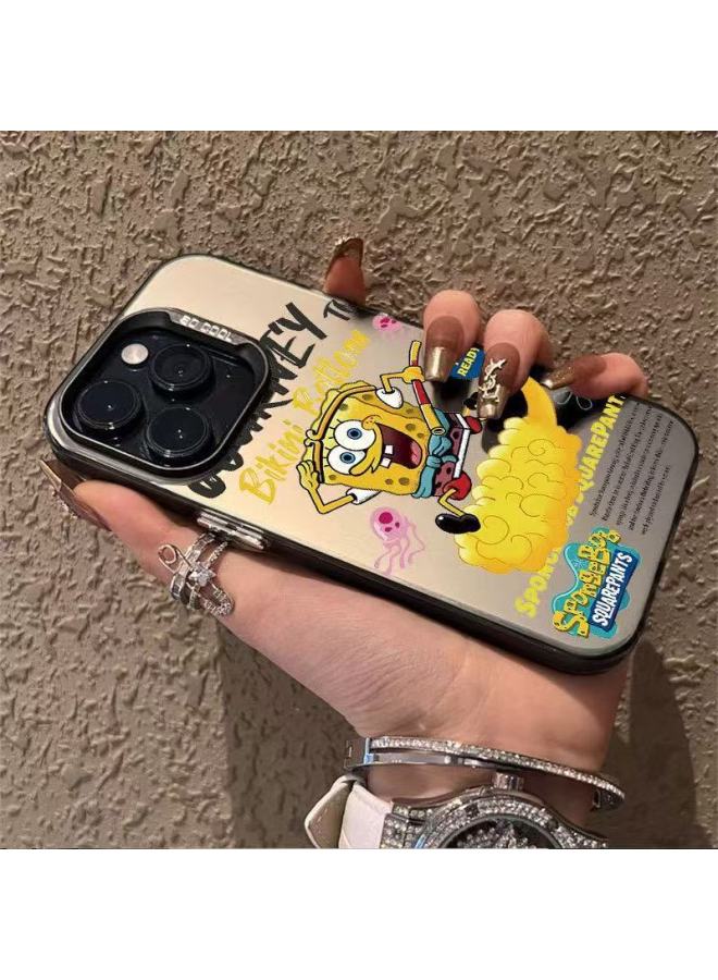 Spongebob Squarepants Is Suitable For Apple 17 Phone Case Iphone17pro Cartoon Cute Style Anti-fall Protective Cover