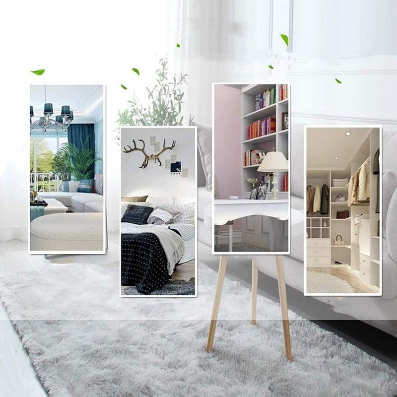 Fluffy Area Rug - Soft Anti-Slip Carpet for Living Room and Bedroom (Grey White, 80x120cm) - Image 3