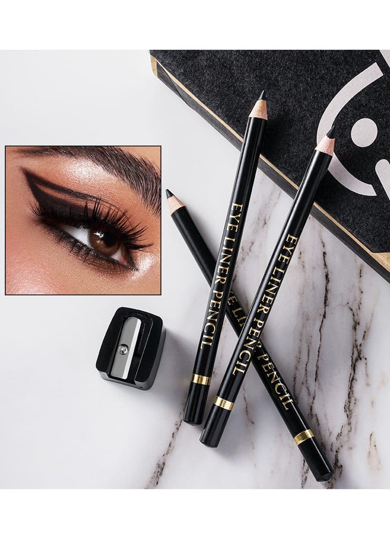 Menow - Eyeliner Pencil Package 6 Colors - 12 Pcs + sharpaner - Image 1