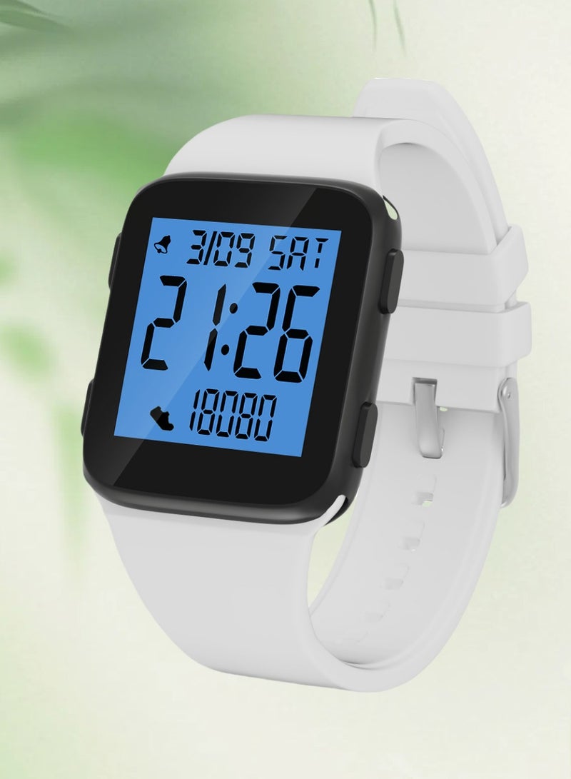 Kids Watches for Girls Boys, P12 Waterproof Watch, Digital Sport Watch with Step Counter Pedometer Vibration Alarm Clock, Luminous watch, No App Waterproof Fitness Tracker Kids Watch Boys Girls Teens Students Ages 5-16 - Image 3
