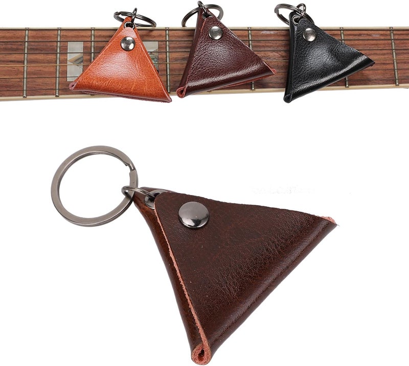 Individual & group usable Keenso Folk Guitar Pick Keychain Bag Faux Leather Guitar Pick Holder Case with Keychain Design, Portable for Pick Storage Fulfillment (Dark Brown) All user friendly build Elegant appearance Modern versatile shape Growing order stock support KSA market compliant quality Upgraded quality Multi stock guarantee supply Local available supply Practical build Personal & public compatible Experience optimized build Cross-material combo compatible All space matching look Cost effective global grade quality Wet anti slip Natural tone color options Stain resistant Fault optimized construction All environment compatible Low dust buildup Spec compliant trusted quality All-item unified delivery Simple multifunctional build Universal design - Image 5