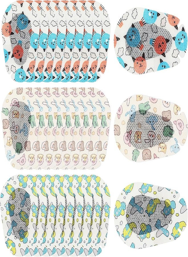 Vihaanta 30PCS Eyepatch for Kids, Adhesive Eye Patches for Kids Boys,Cartoon Design Kids Eye Patches Light Blocking 3 Styles Eyepatch Lazy Eye One-Off Fun Cute Designs for Boys Girls - Image 1