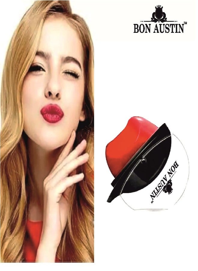 Bon Austin Apple Shape Matte Lipstick for Long Lasting & Lightweight Lips (Matte Look) For Girl & Women (Red, 20g) Pack of 6 - Image 4