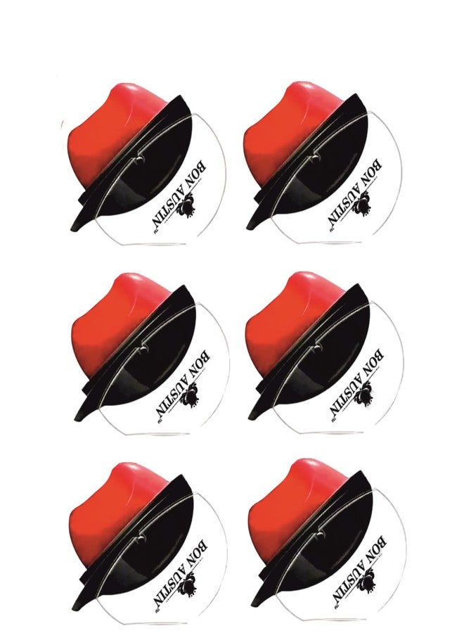 Bon Austin Apple Shape Matte Lipstick for Long Lasting & Lightweight Lips (Matte Look) For Girl & Women (Red, 20g) Pack of 6 - Image 2