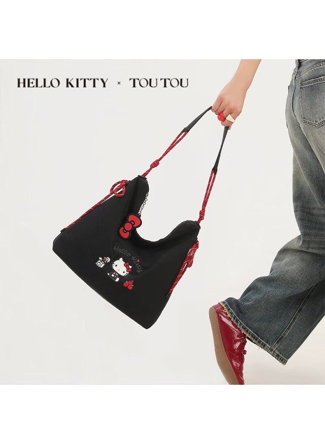 Toutou New okitty Collaboration Women's Handbag Canvas Tote Bag, o Kt, Best Friend Birthday Gift - Image 2