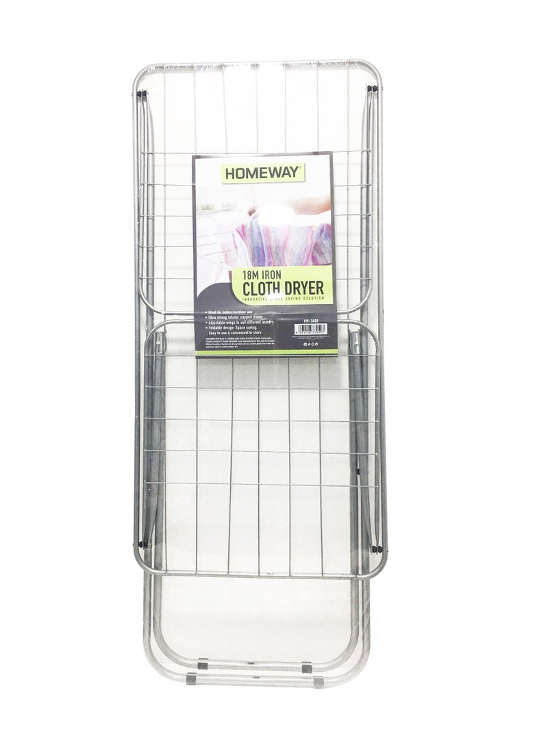 Homeway Iron Cloth Dryer 18M – Heavy-Duty Folding Drying Rack for Efficient Laundry Drying - Image 2