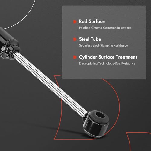 A-Premium Front Steering Damper Compatible with Chevrolet Silverado 2500 HD, Silverado 2500 HD Classic, Silverado 3500 & GMC Sierra 2500 HD, Sierra 3500 & Jeep Grand Cherokee, Wrangler, Cherokee - Image 5