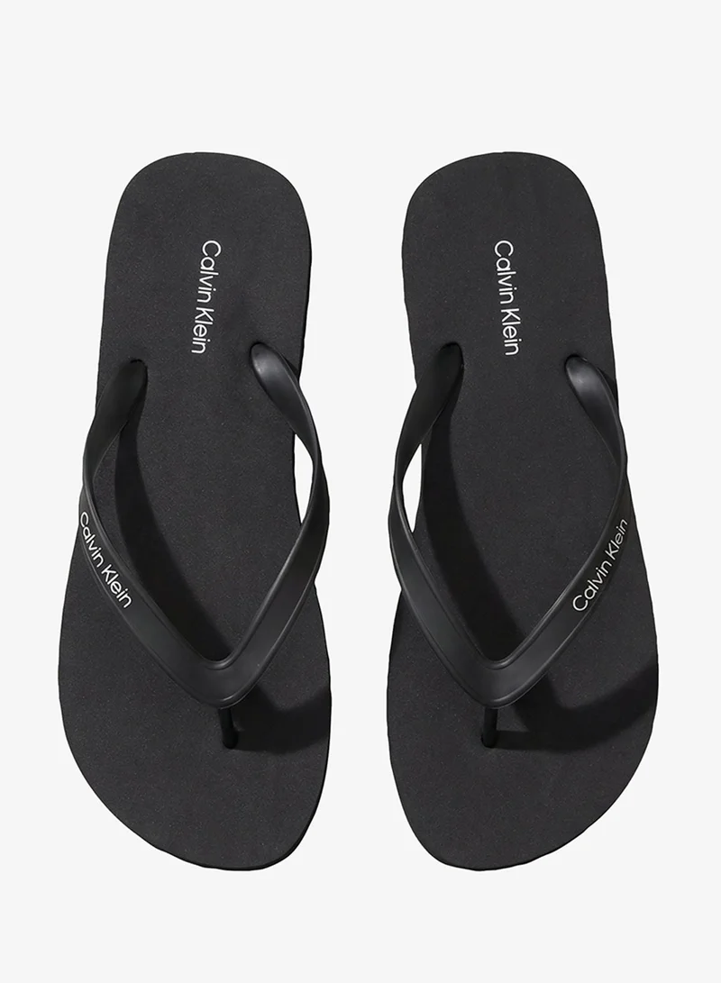 Calvin Klein Triple Black Beach Flip Flops for Men | Best Price UAE