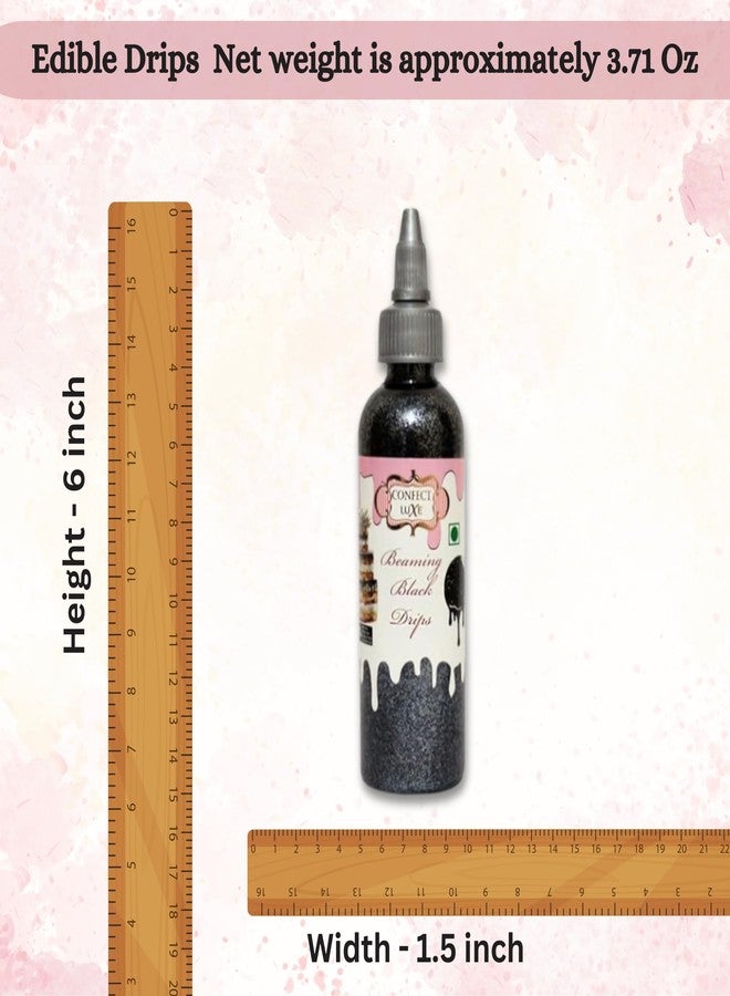 Confect Edible Ghostly Black Drip for Cakes & Cupcakes – Halloween Cake Decorating Drip for Doughnuts, Desserts & Cookies | Spooky Edible Frosting Drizzle - 110ml - Image 4