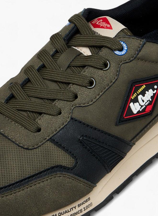 Lee Cooper Men's Panelled Lace-Up Sneakers - Image 4