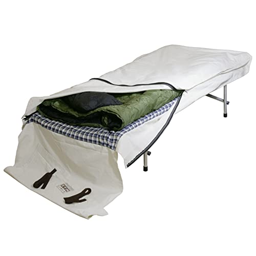 TrailMax Canvas Cavalry-Style Cowboy Bedroll; Premium Lined Sleeping Bag Cover; Durable 12oz Canvas; Comfy Flannel Liner; Winter Camping Sleeping Bed Roll; Cowboy Bed Roll for Camping - Image 5