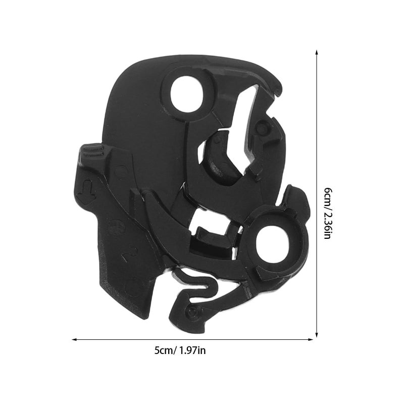 Motorcycle Helmet Visor Fix Plate Set 2Pcs Compatible 3/4 Helmet Base Mechanism Kit - Image 3
