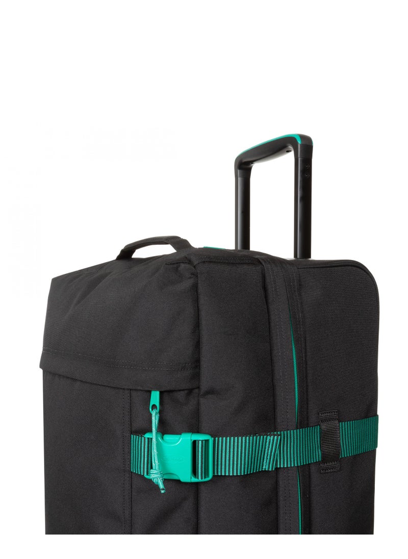 EASTPAK Tranverz S Cabin Sized Wheeled Luggage - Kontrast Stripe Black  - Image 3