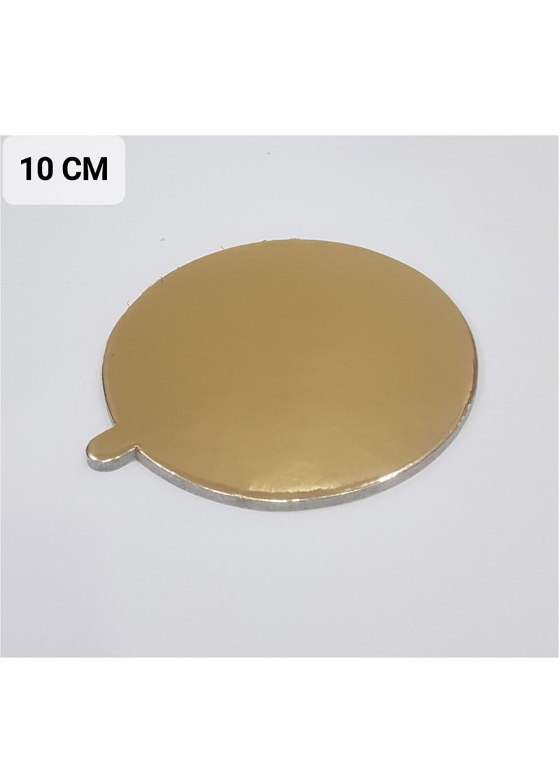 ماركة غير محددة - قاعدة كيك ذهبية 10 سم 10كجم - Image 1