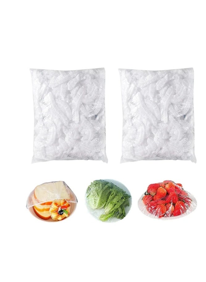 200 Pcs Disposable Elastic Fresh-Keeping Covers, Food Preservation Bags, Can Be Used For Shower Caps, Dust And Insect Proof, Universal Kitchen Plastic Packagin - Image 1