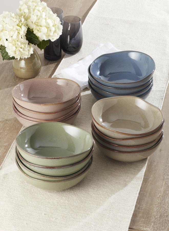Oneida 899209 Organic Shades Blue Pasta Bowls, Set Of 4, Service For 4 - Image 5