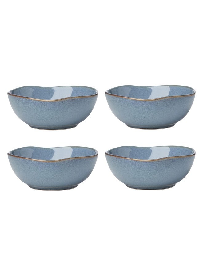 Oneida 899209 Organic Shades Blue Pasta Bowls, Set Of 4, Service For 4 - Image 1