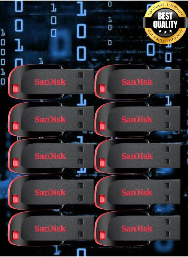 Sandisk 10 Pieces 32GB Cruzer Blade Usb Flash USB2.0  - Image 1