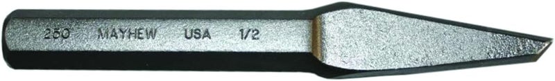 Tools 10505 Half Round Nose Chisel, 1/2", Black Oxide Finish
