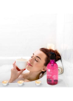 L LUSETA Luseta Rose Oil Body Wash for Dry Skin Women 16.9oz, Women Body Wash Smell Good Hydrating Shower Gel for Nourishing Essential Body Care, Sulfate & Paraben Free,Shower Gel for Women/Men  - Image 2
