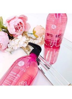L LUSETA Luseta Rose Oil Body Wash for Dry Skin Women 16.9oz, Women Body Wash Smell Good Hydrating Shower Gel for Nourishing Essential Body Care, Sulfate & Paraben Free,Shower Gel for Women/Men  - Image 5