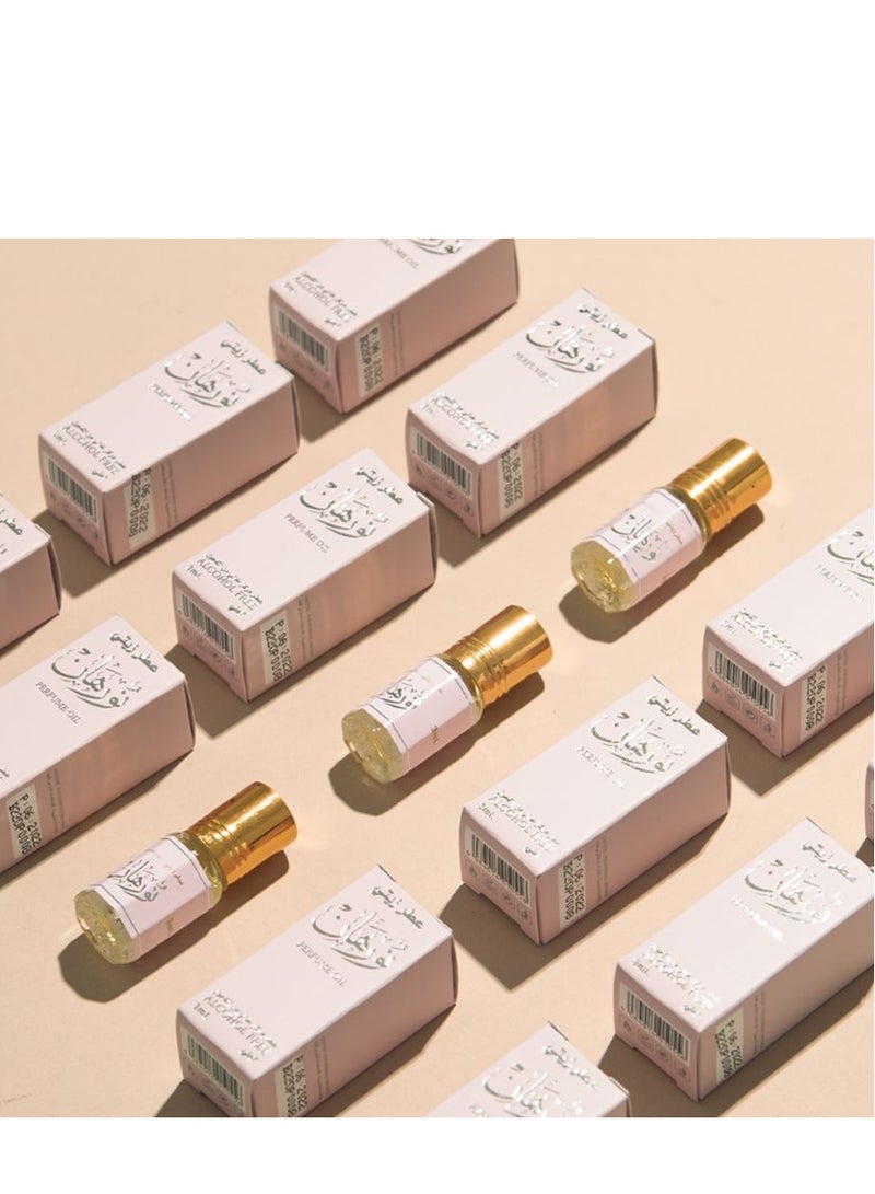 Banafa Nourhan pink perfume oil 12 pieces 3 ml - Image 1