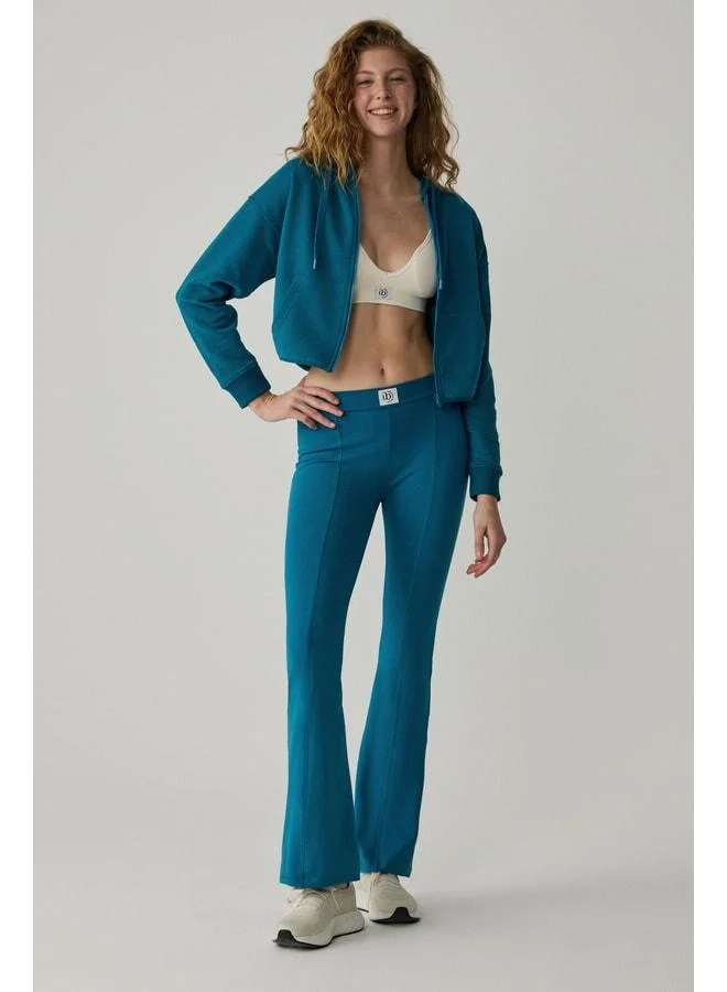 Urban Beat HILDA Urban Beat Women's Fit & Flare Sportswear Blue Pants.