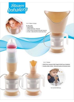 Nabhya 4 In 1 Steamer Steam Inhaler For Cold And Cough Soothes (Balm Effect) Steam Vaporizer (Colour May Vary)  - Image 4