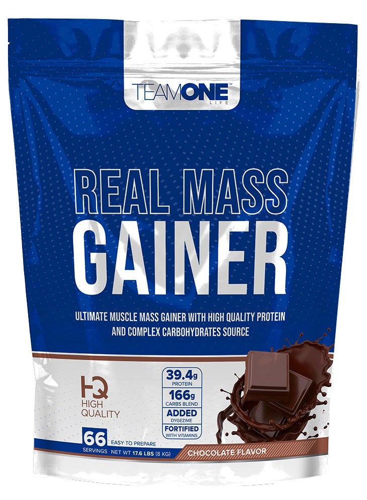 ريال ماس غاينر ببروتين عالي الجودة بنكهة الشوكولاتة - 8 كجم