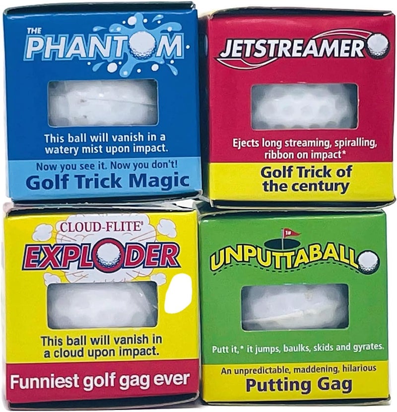 Empire Magic Loftus Lot 8 Trick Golf Balls - Jokes Including Exploding, Mist, Wobble, and Stream Effects - Image 3