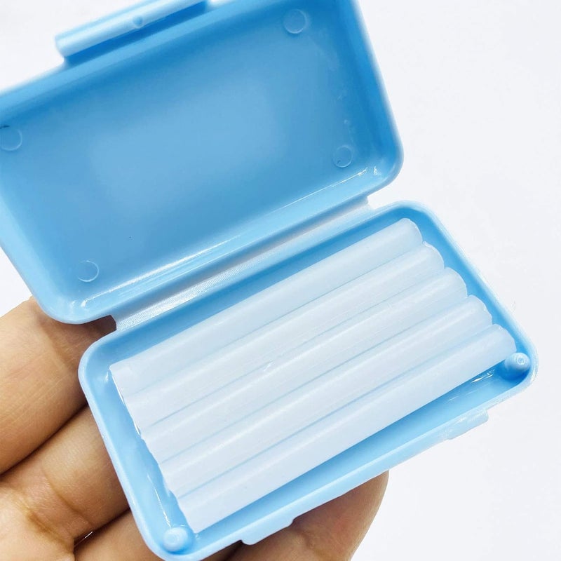 HRASY Orthodontic Wax for Braces, 10 Pack Dental Wax Brace Wearer Wax for Relieving Irritation and Pain, Blue Mint Flavor - Image 5