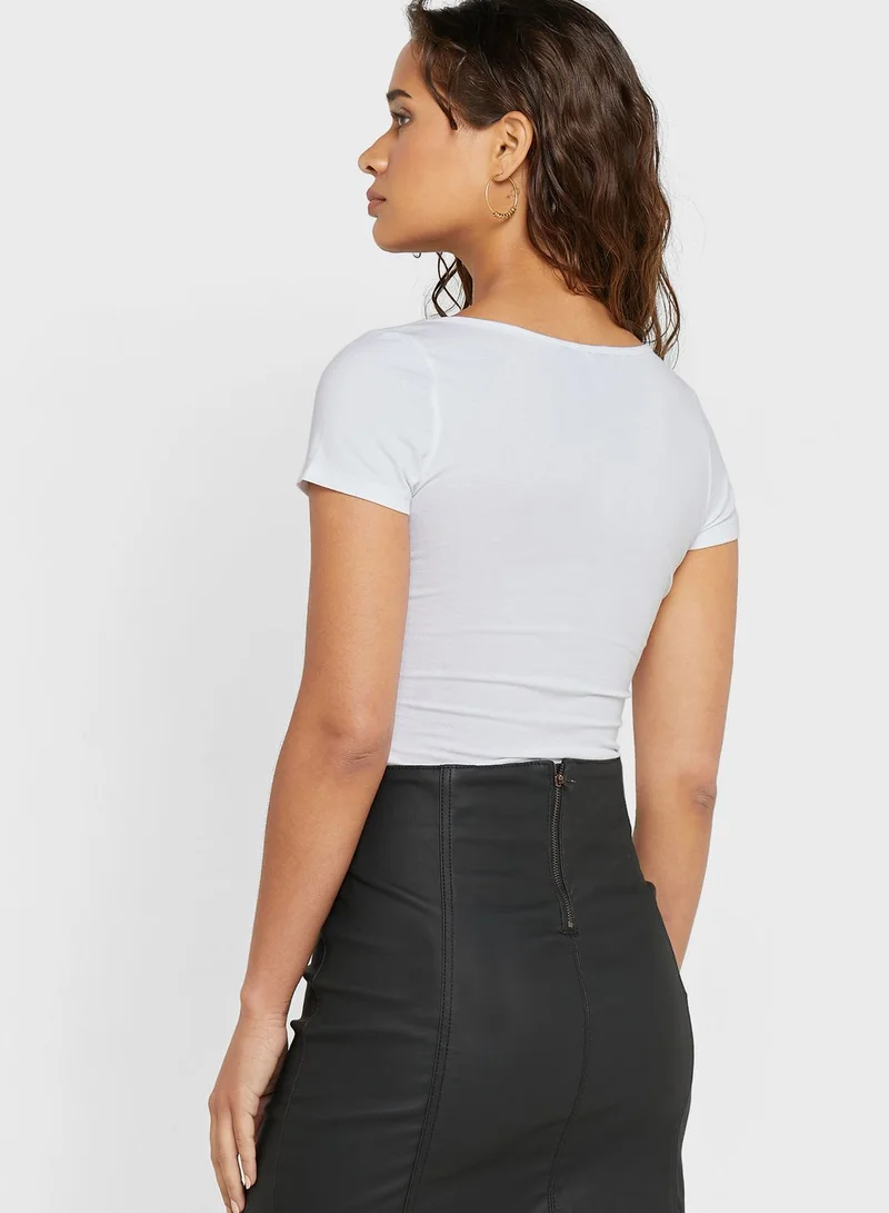 NEW LOOK 2 Pack V-Neck Knitted Body