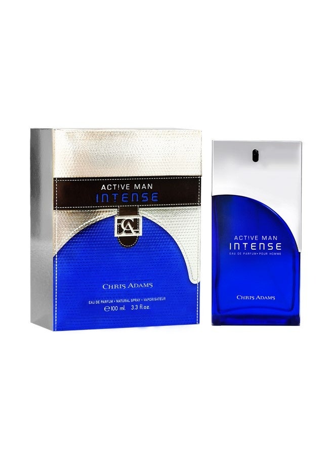 كريس أدمز عطر Active Man Intense 100 مل، عطر رجالي فاخر يدوم طويلاً، يمنحك ثقة جريئة وأناقة يومية. - Image 1