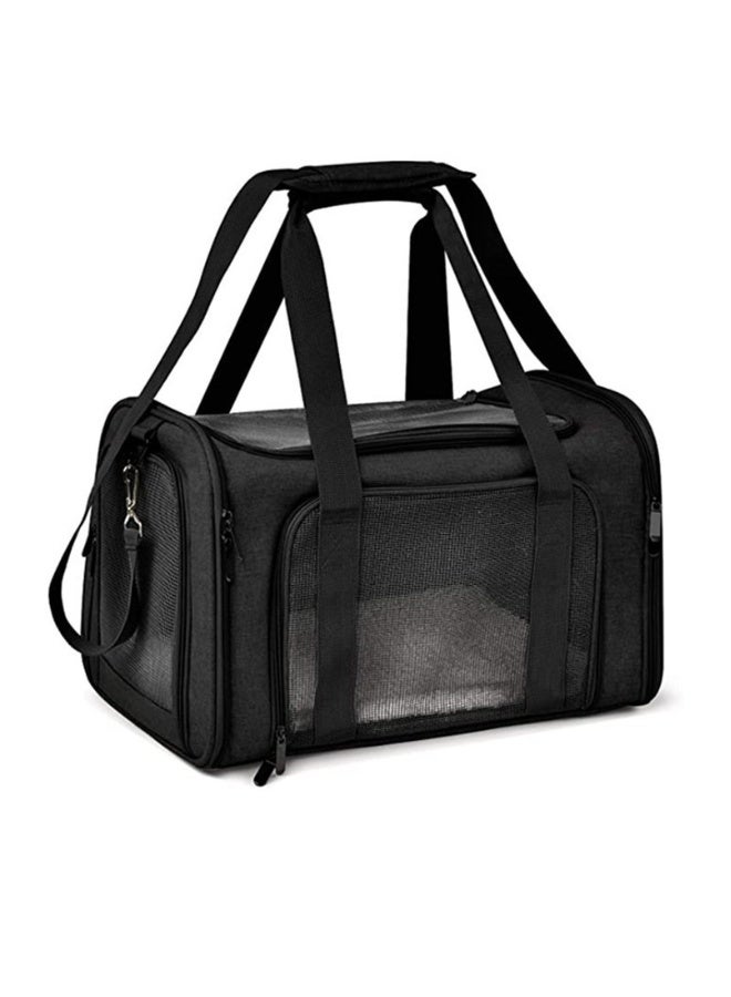 Beauenty Large Cat Carriers Dog Carrier Pet Carrier for Large Cats Puppies up to 25Lbs, Big Dog Carrier Soft Sided, Collapsible Waterproof Travel - Large - Black - Image 1