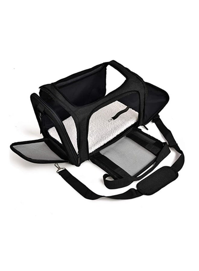 Beauenty Large Cat Carriers Dog Carrier Pet Carrier for Large Cats Puppies up to 25Lbs, Big Dog Carrier Soft Sided, Collapsible Waterproof Travel - Large - Black - Image 3