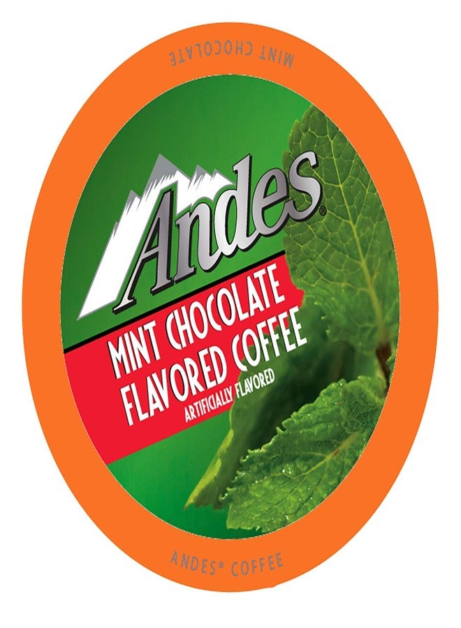 Andes Mints Chocolate Mint Flavored Coffee Pods, Compatible with K Cup Brewing Machines Including 2.0, Single Serve Peppermint Flavor Enhanced, 40 Count - Image 1