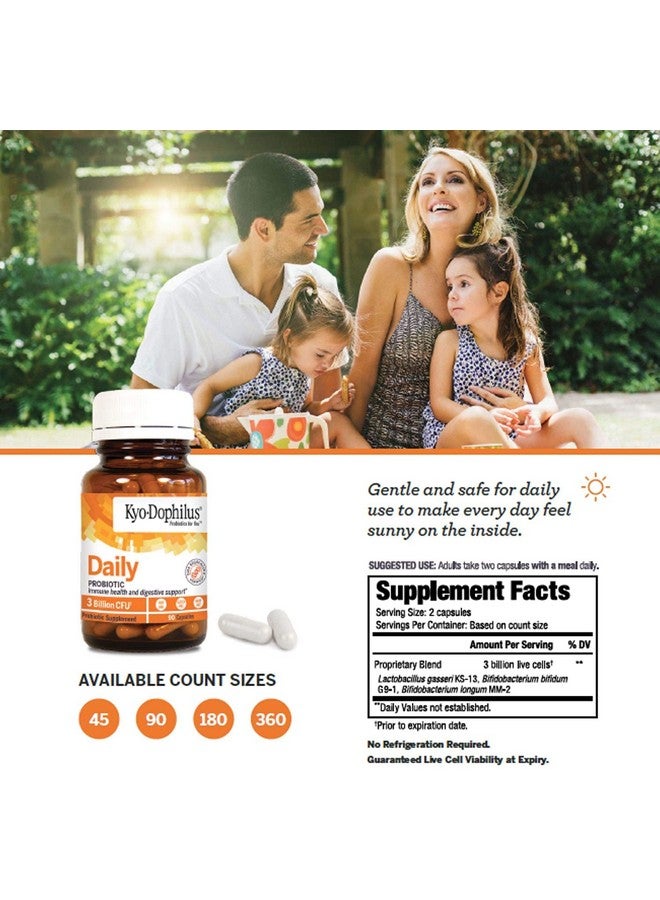 kyolic Kyo-Dophilus Daily Probiotic, Immune and Digestive Support, 360 capsules - Image 3