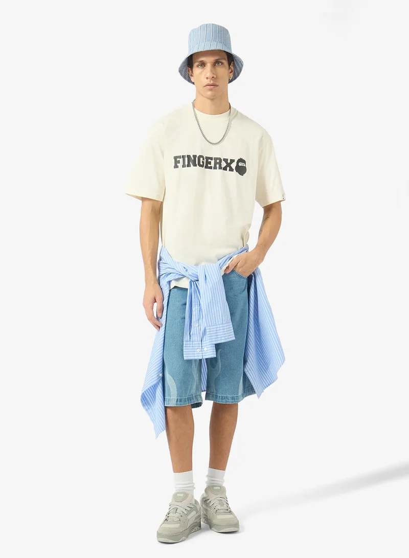 FINGERCROXX  BigFoot Series Standard Logo T-shirt for Men | Best Price UAE